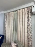 ستائر، كوشن، مفرش سفرة، ديكور منزل