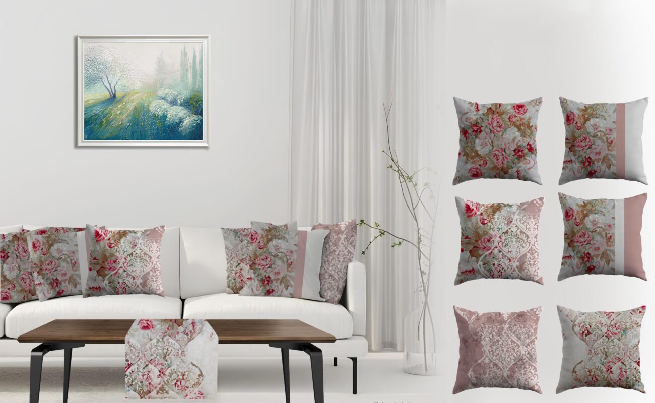 ستائر، كوشن، مفرش سفرة، ديكور منزل