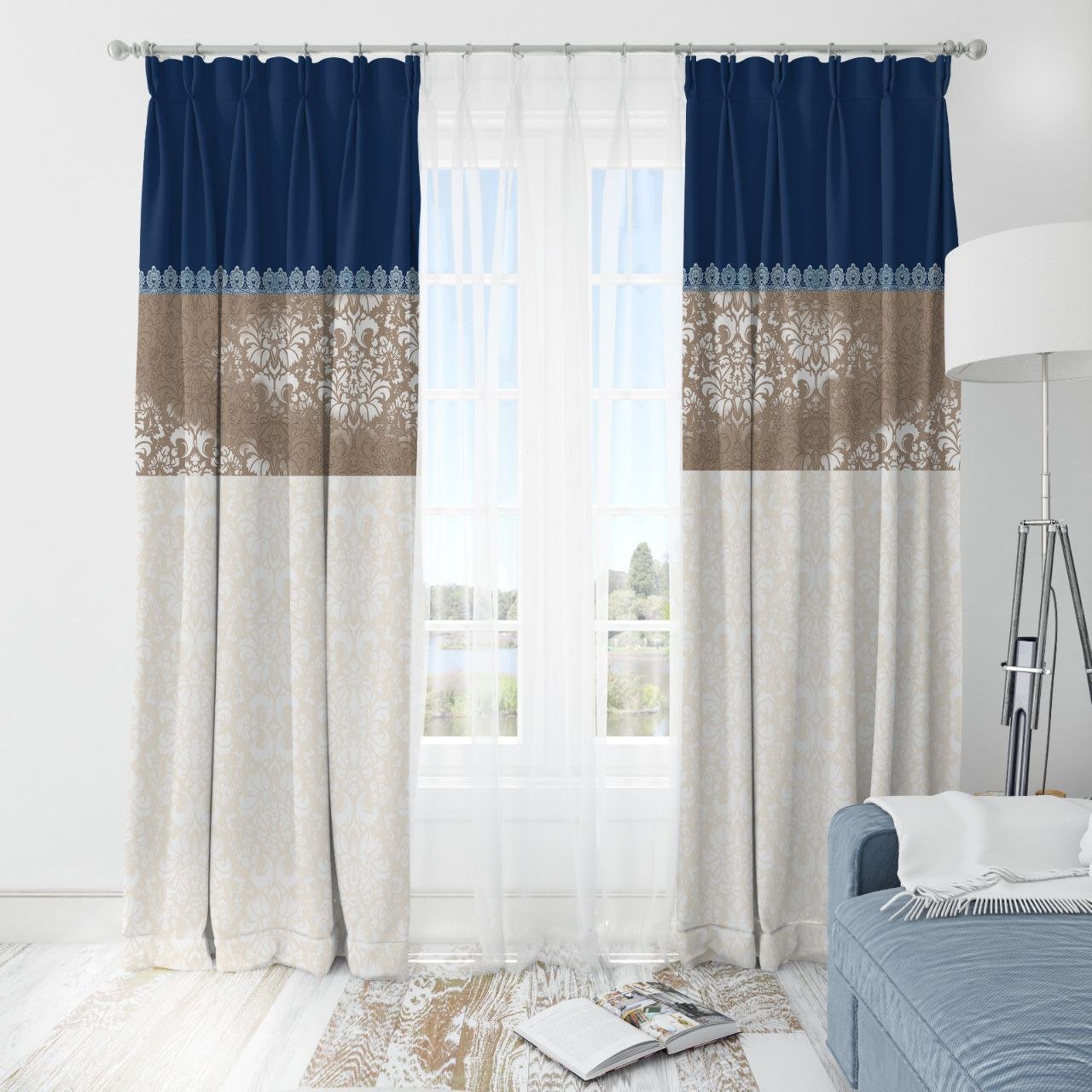 Gl 1082 ستائر، كوشن، مفرش سفرة، ديكور منزل