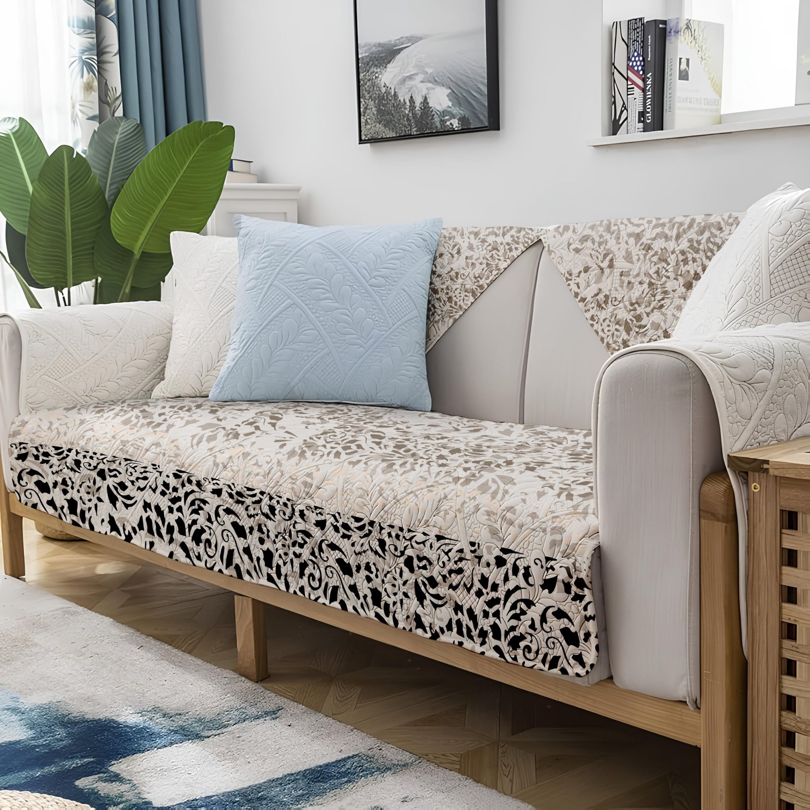 ستائر، كوشن، مفرش سفرة، ديكور منزل