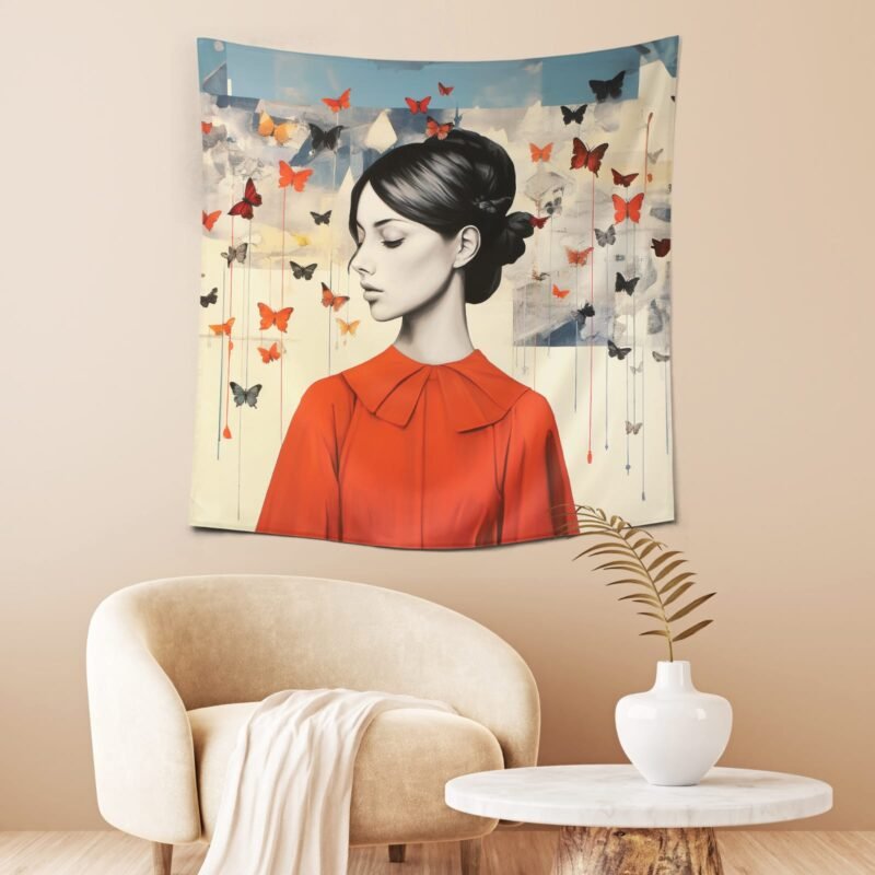 ستائر، كوشن، مفرش سفرة، ديكور منزل