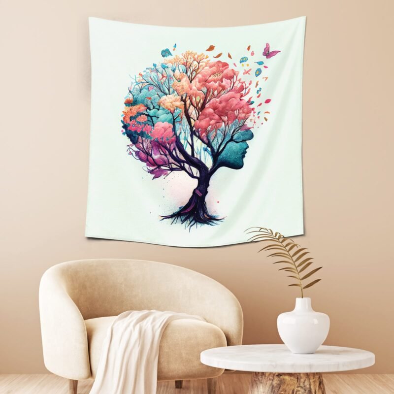 ستائر، كوشن، مفرش سفرة، ديكور منزل